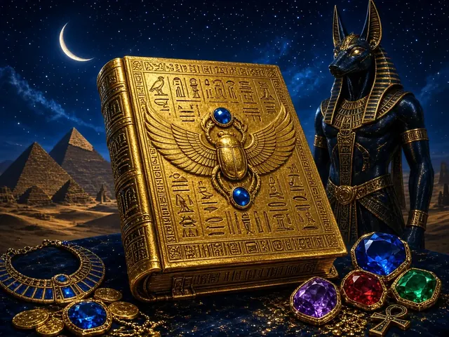 Portada del slot Book of Dead con tema egipcio