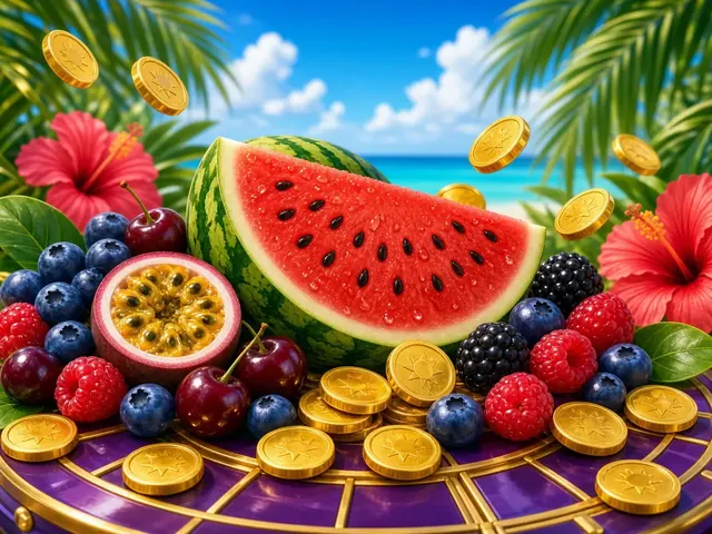 Portada del slot Fruit Party con frutas
