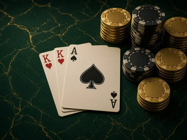 Portada de póker en vivo con cartas y fichas