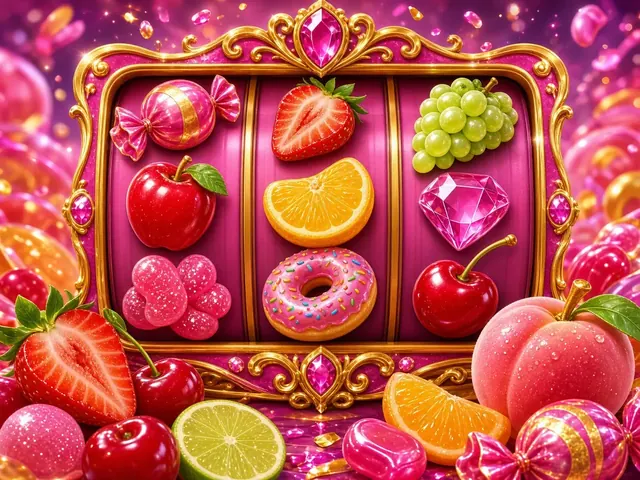 Portada del slot Sweet Bonanza con caramelos